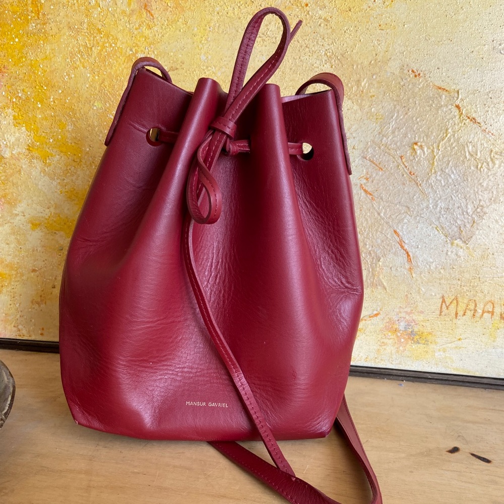 Mansur Gavriel mini bucket bag